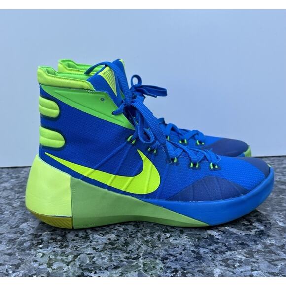 Nike Hyperdunk 2015 Men\'s Basketball Sneakers Green Glow Blue Size 7.5 main image 11